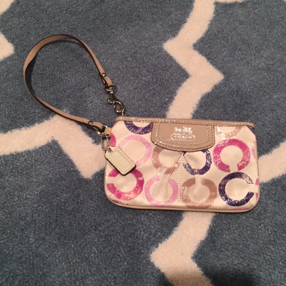 Small Coach Wristlet